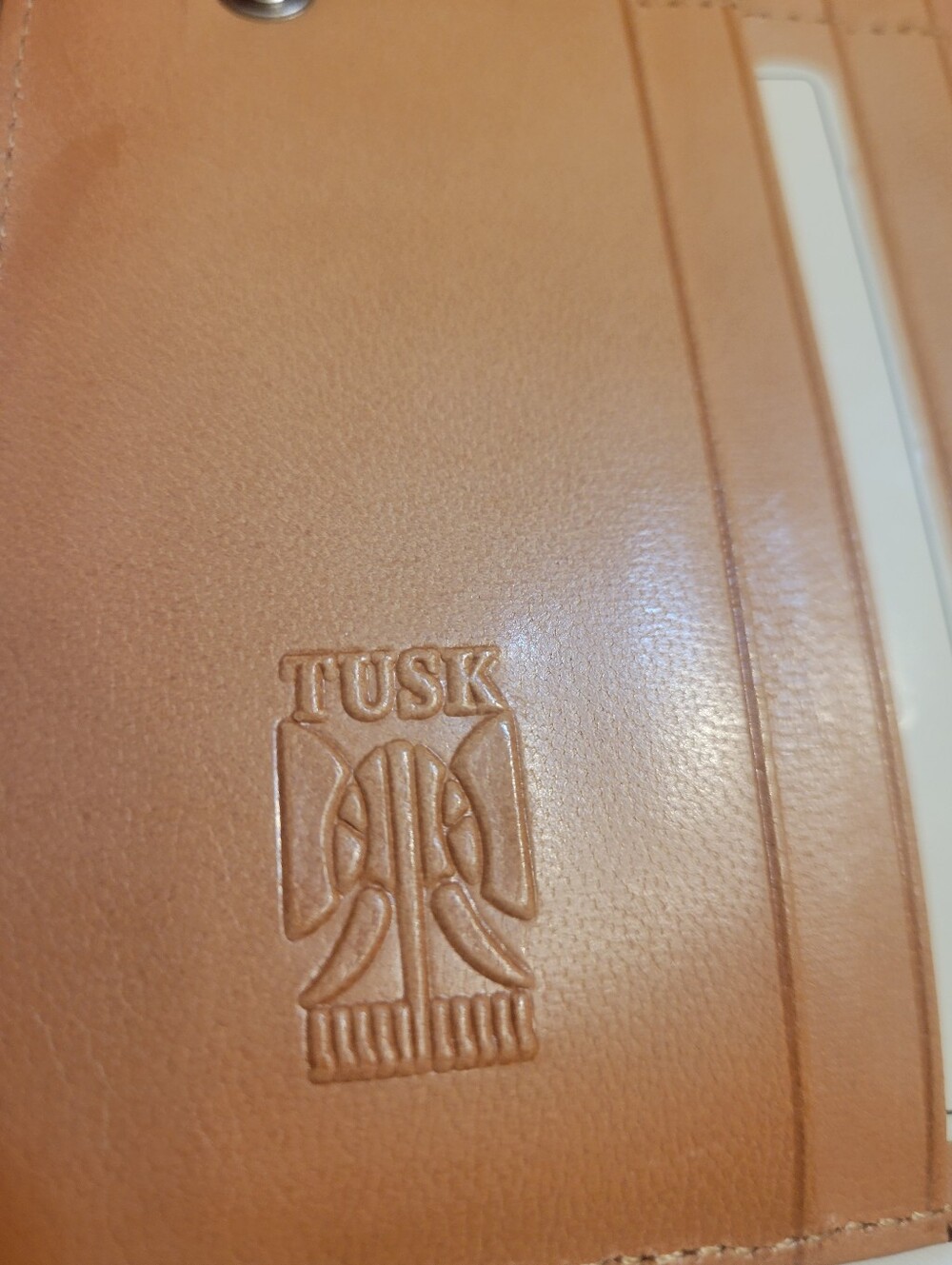 Tusk Burgundy Leather Quilted Wallet With Silver Studs - Picture 8 of 10